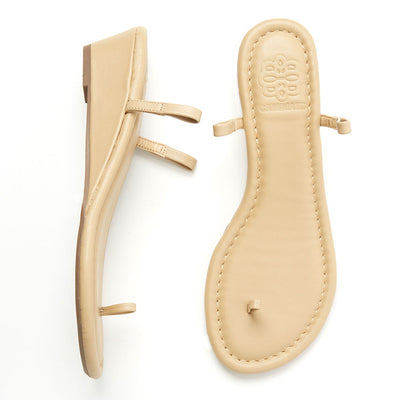 Tan Wedge with Tan Laser straps